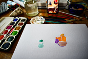 7th Apr 2023 - 095.1 - Water colours today