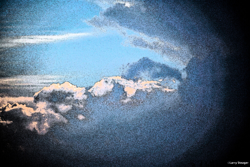 Storm clouds artistic fresco by larrysphotos