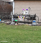 9th Apr 2023 - Easter yard decorations