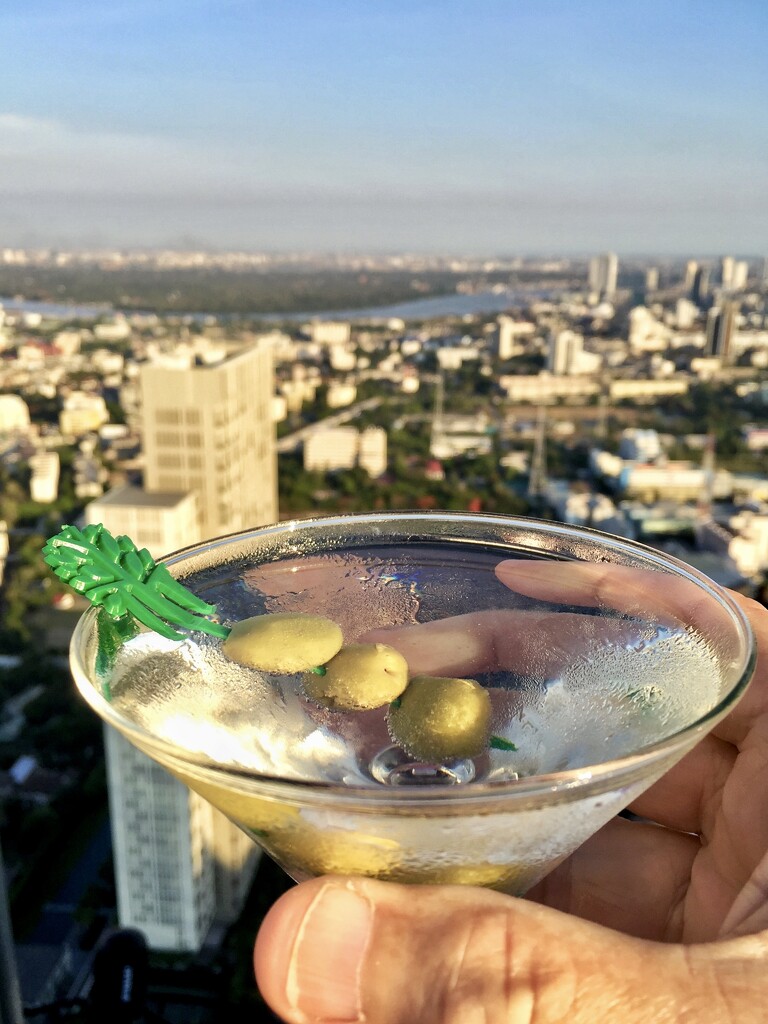 A Bangkok martini with a view.  by johnfalconer