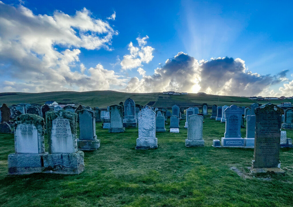 Sandwick Graveyard  by lifeat60degrees