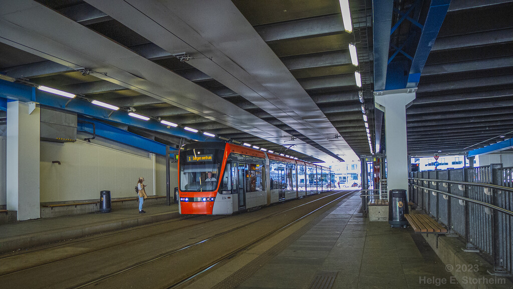 City Rail stop at the buss terminal in town by helstor365