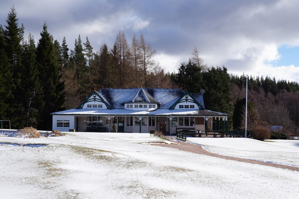 March 17th Club-House at Kingussie Golf Course by valpetersen