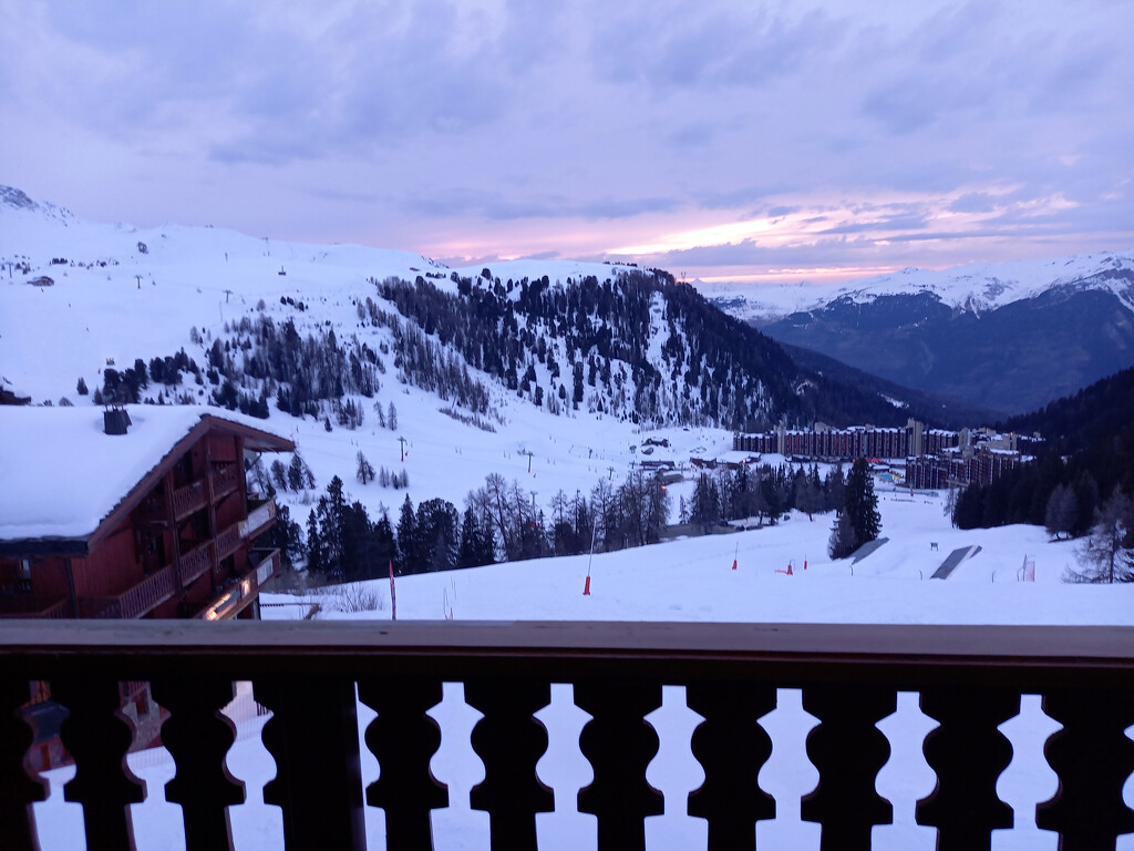 March 18th Sunset at Belle Plagne by valpetersen