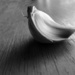 Portrait of a Garlic Clove in Black & White by granagringa