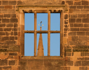 19th Apr 2023 - St Mary Magdalene through the Castle window