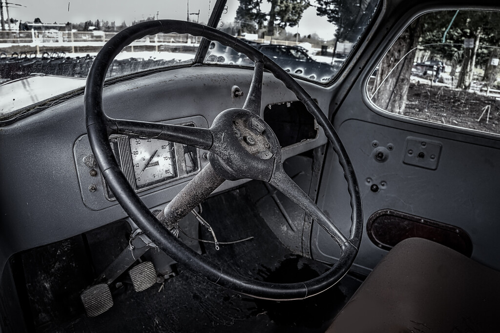 Steering Wheel, 1940 International Harvester Truck by cdcook48