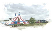 19th Apr 2023 - A small circus  tent popped up in our community