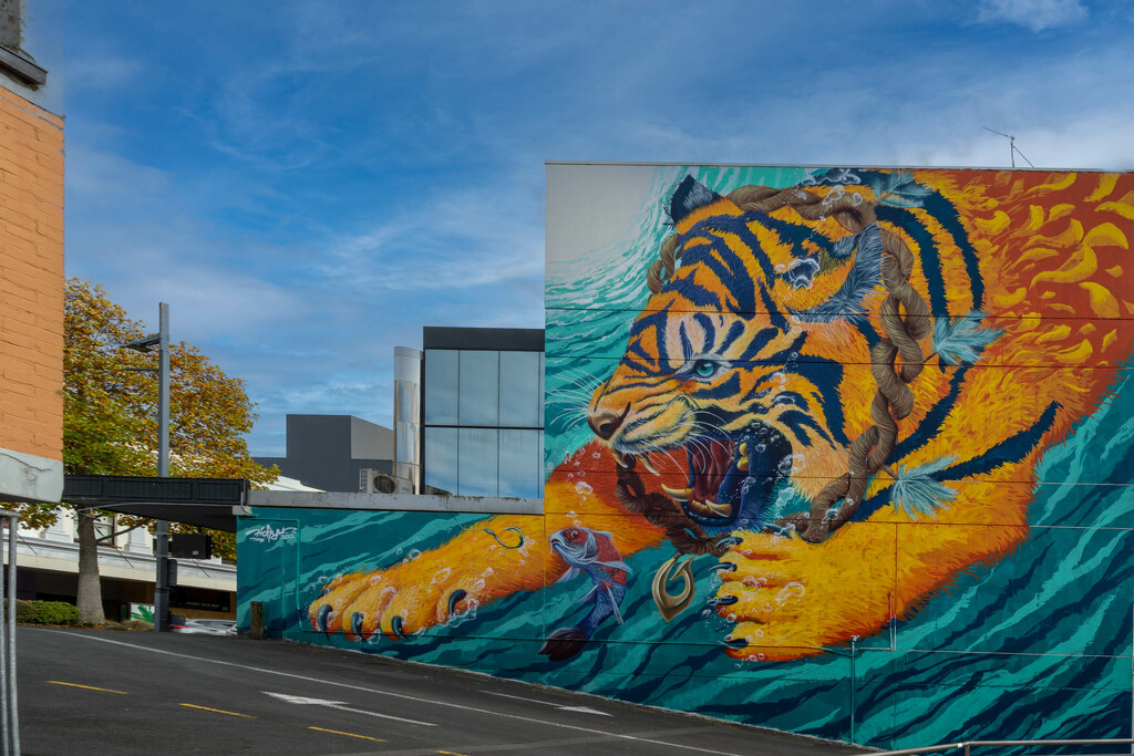 Fishing Tiger by yorkshirekiwi