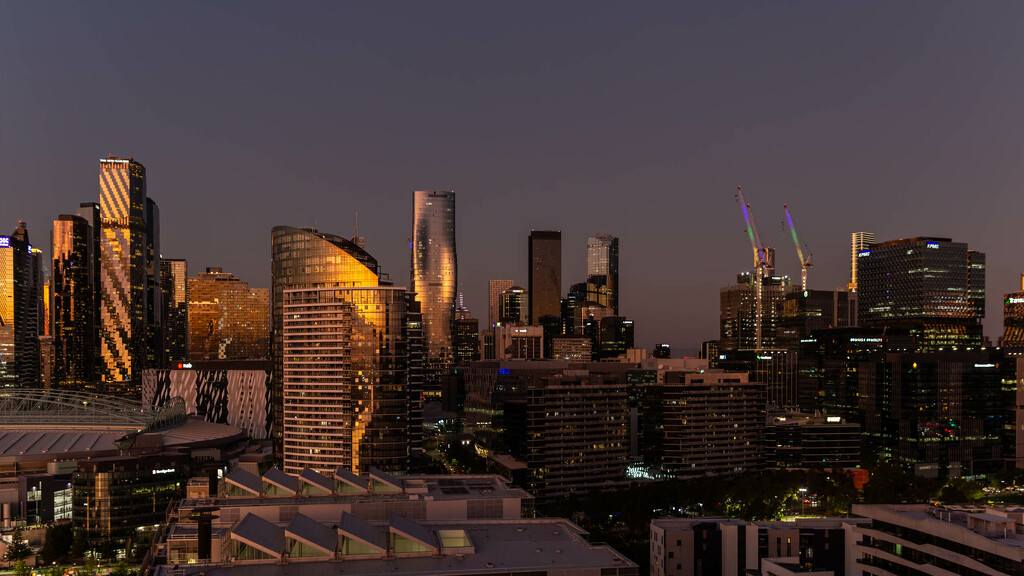 Melbourne Skyline by briaan