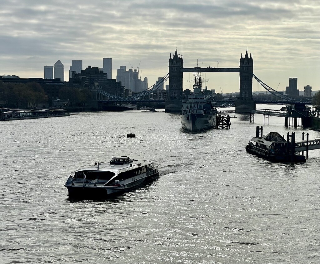 View towards Tower Bridge  by jeremyccc