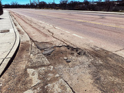 9th Apr 2023 - Bike lane potholes