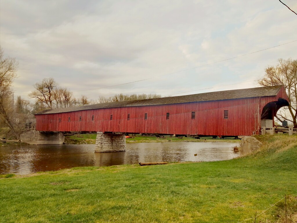 The Covered Bridge in Spring by princessicajessica