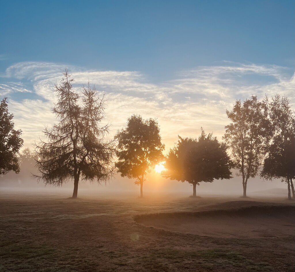 Sunrise on the golf course.... by anne2013