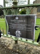 12th Sep 2022 - On the railings outside the church at Abington Park...