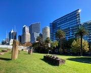 2nd May 2023 - The bits of old buildings in the park are an artwork called “Memory is creation without end” created by Japanese artist Kimio Tsuchiya in 2000 in advance of the Sydney 2000 Olympic Games. 