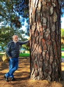 29th Apr 2023 - Me and a tree. Royal Botanic Gardens, Sydney. 