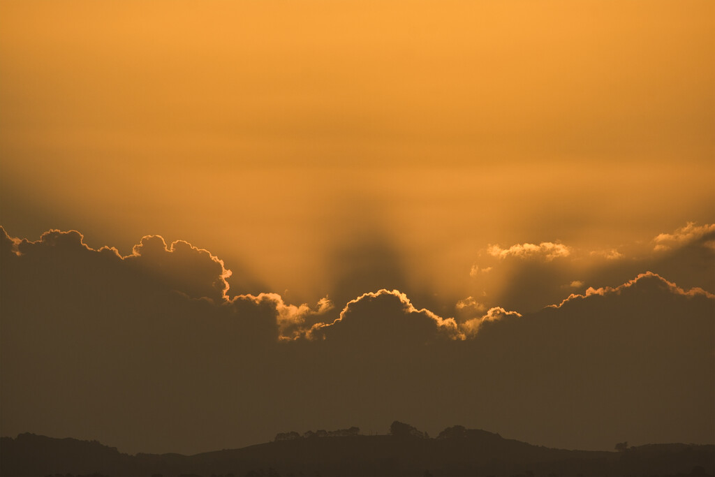Sunset clouds by dkbarnett