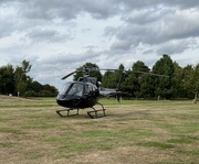 22nd Sep 2022 - Helicopter on the golf course...