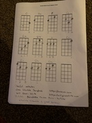 29th Sep 2022 - Ukulele chord sheet for beginners!!!