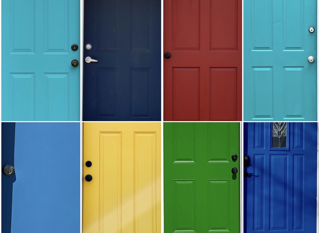 Colorful Doors in the Neighborhood  by eahopp