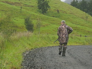7th May 2023 - Opening morning of duck shooting , Keith heading into forestry blocks for a shoot 