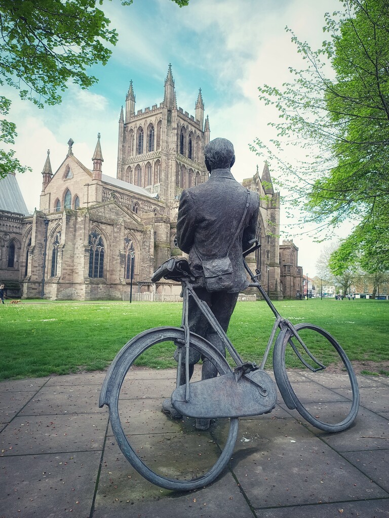 Statue of Elgar, Hereford by jlmather
