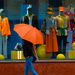 The orange umbrella