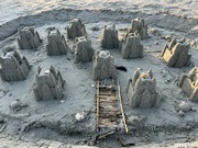 11th May 2023 -  Sand castle village with moat