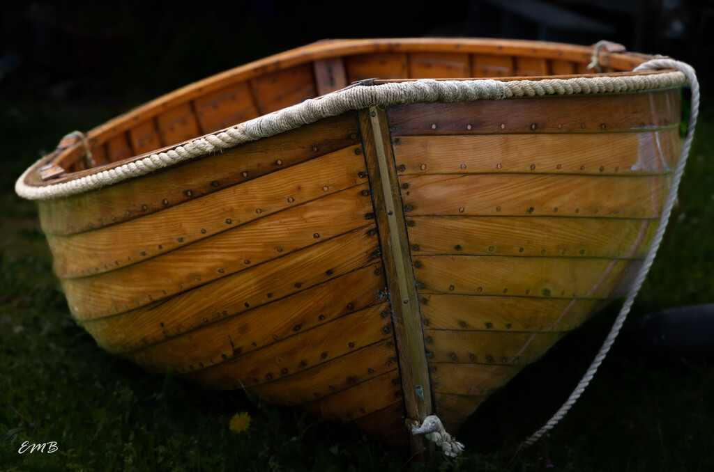 Wonderful wooden dinghy by theredcamera
