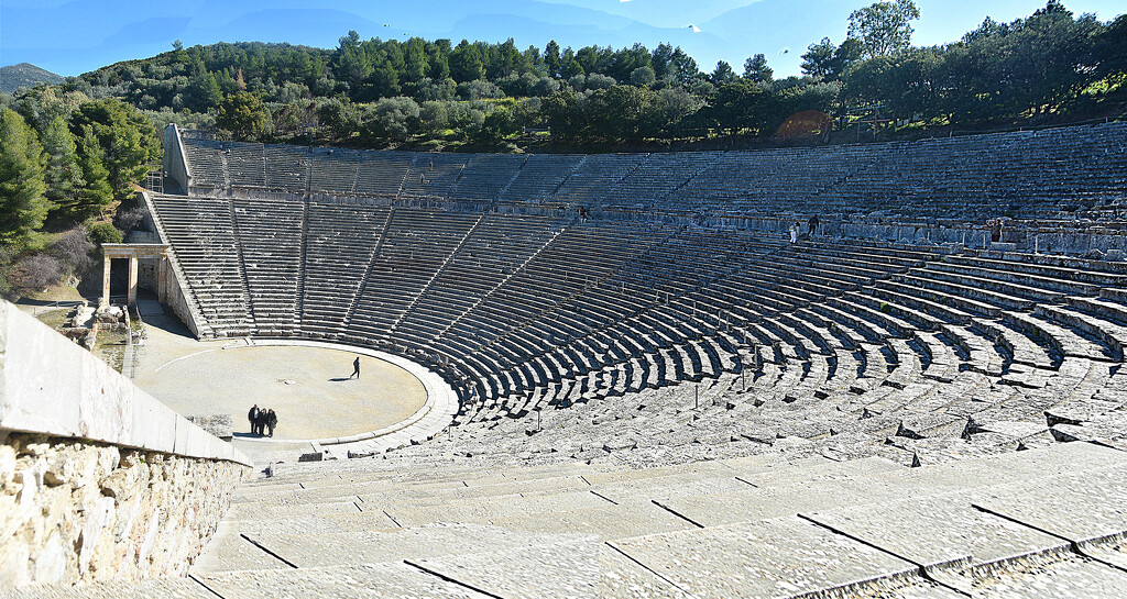 Epidaurus Theatre (2) by sangwann