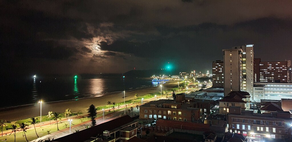 View over Durban South from AirB&B  by eleanor