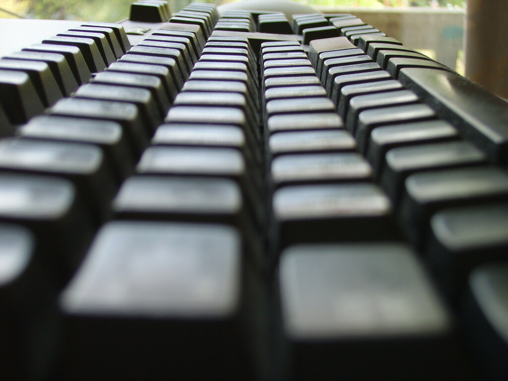 computer keyboard by justdots
