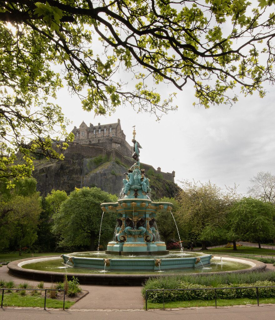 Princes Street Gardens in Edinburgh. by billdavidson