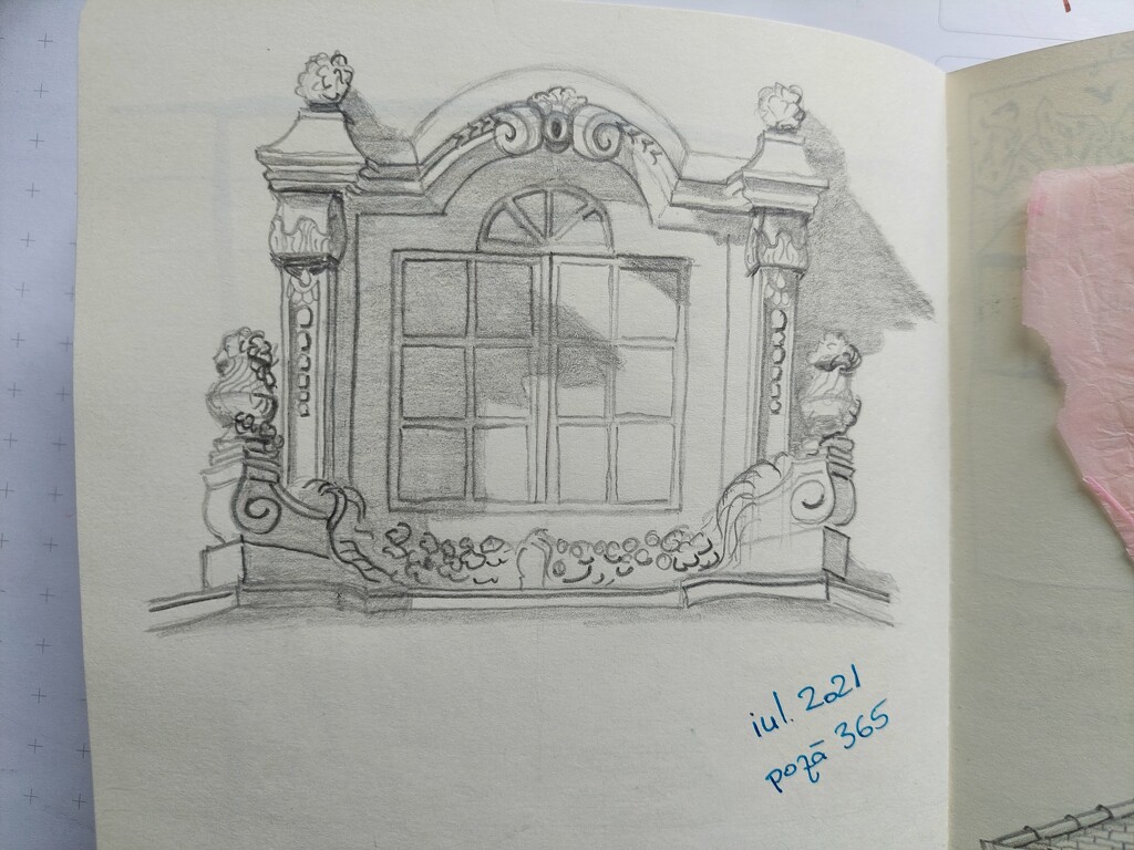 Ornate window sketch by monikozi