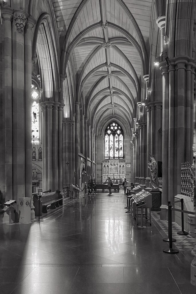 A small part of St Mary’s Cathedral in Sydney.  by johnfalconer