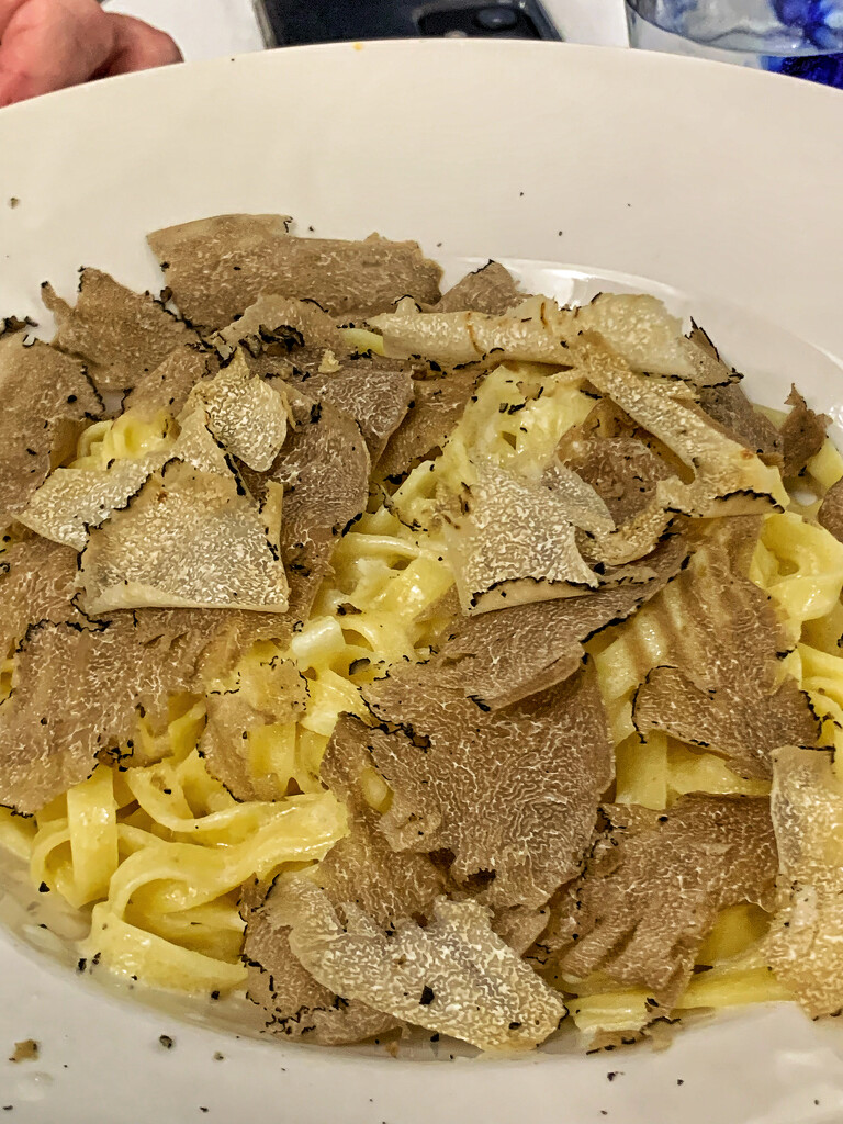 Pasta with truffles.  by cocobella
