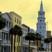 Broad Street and St. Philip’s Church steeple, Charleston historic district