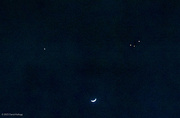 24th May 2023 - Moon, Venus and a UFO
