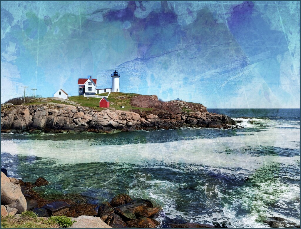 Nubble Lighthouse- York, Maine by olivetreeann
