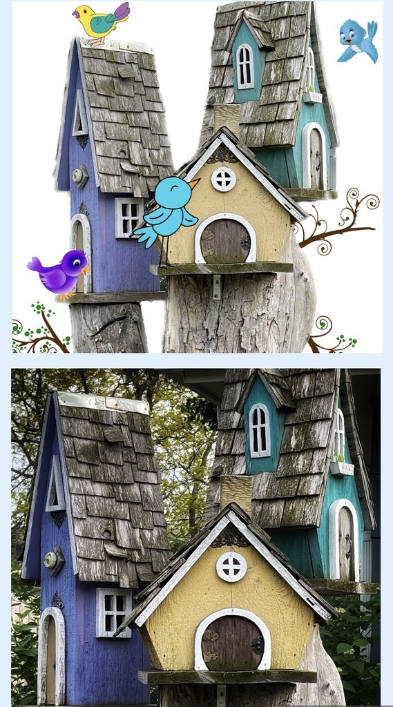 Whimsical Birdhouses Real and Imagined by eahopp