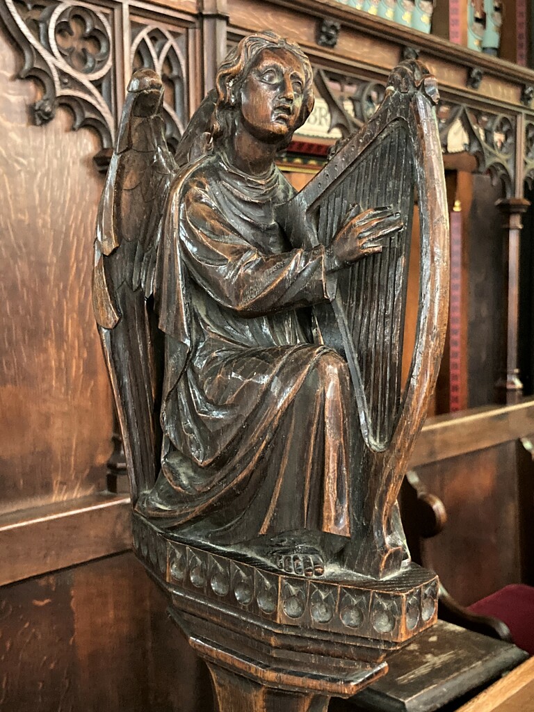 Angelic Harpist by 365anne