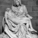 One of the best replicas of Michelangelo’s La Pietà. Sculpted from the same Carrara marble as the original. This is in the crypt of St Mary’s Cathedral, Sydney.  by johnfalconer