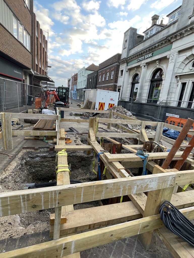 Groundworks on the high street by bill_gk