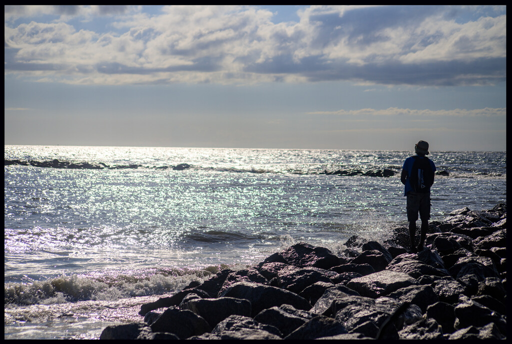 Enjoying the Sea by hjbenson