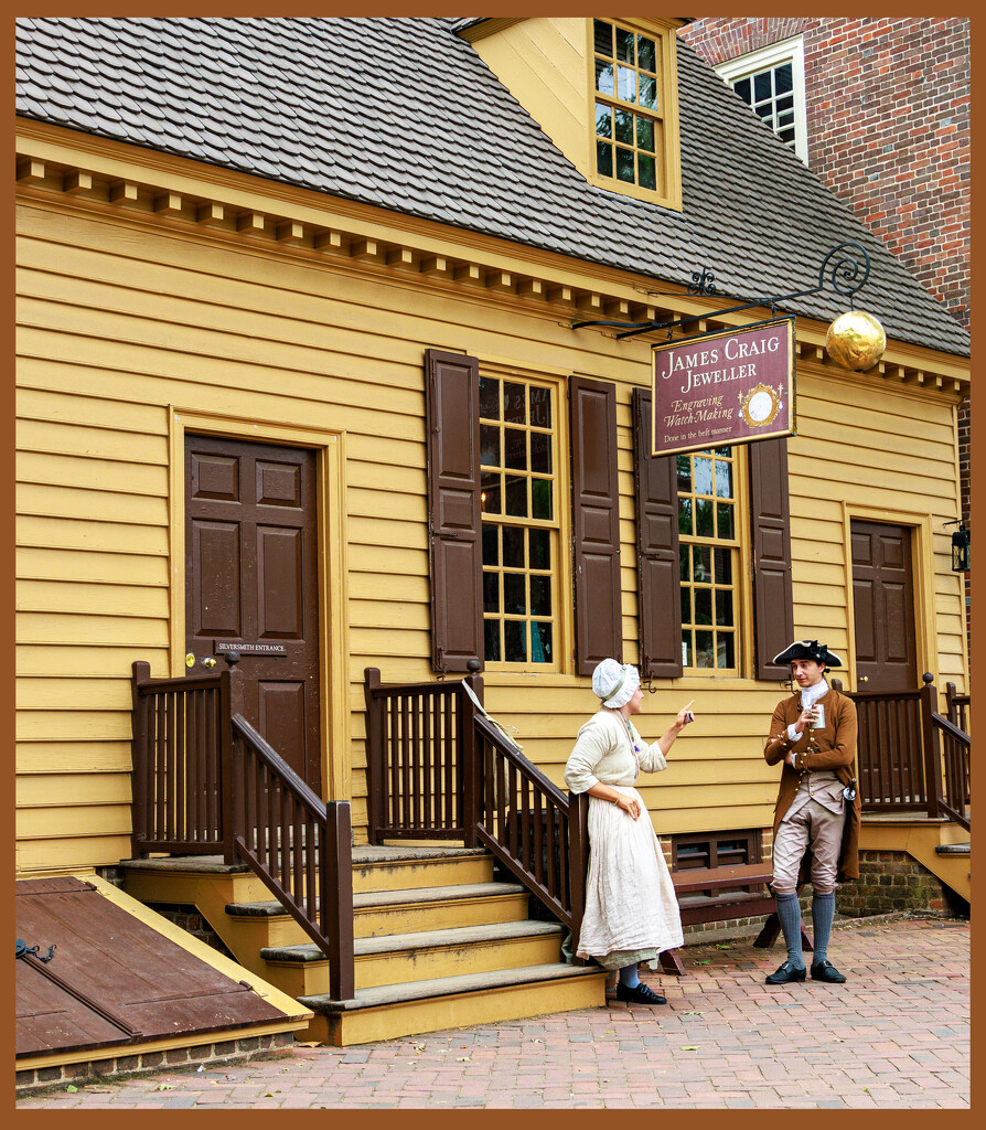 Colonial Williamsburg Street Scene by hjbenson