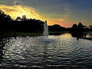 30th May 2023 - Sunset at the Hampton Park fountain 