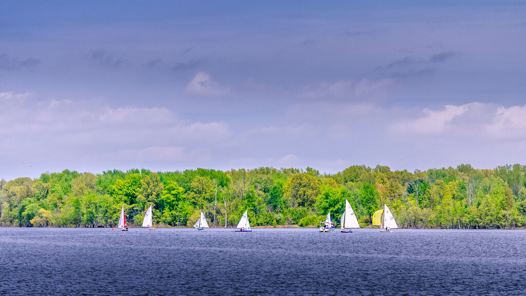 Summer Sail on the Hoover Reservoir by ggshearron