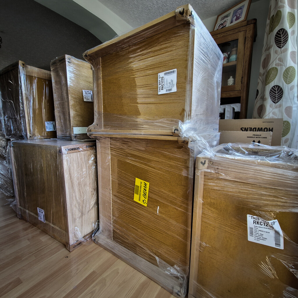 The new kitchen has arrived, in boxes by andyharrisonphotos
