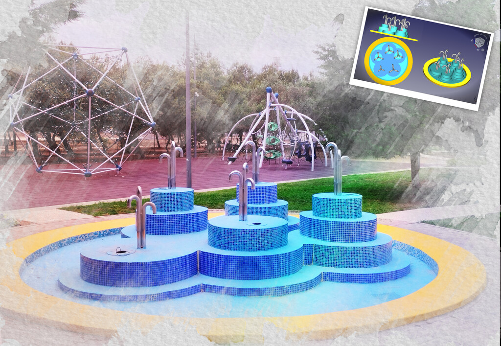 Fountain at Ta' Qali by elza